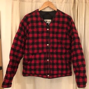 Jenni Kayne x Crescent Down Works Plaid Puffer
